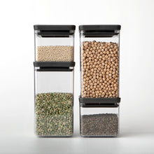 Load image into Gallery viewer, Brabantia Tasty+ Square Canister - 2.5 liters - Dark Grey
