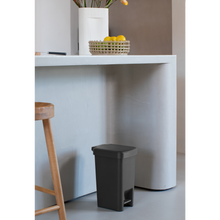 Load image into Gallery viewer, Brabantia StepUp Pedal Bin from Recycled Plastic - 10 Liters, Dark Grey

