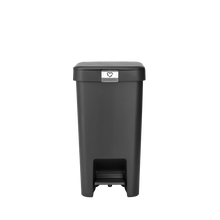Load image into Gallery viewer, Brabantia StepUp Pedal Bin from Recycled Plastic - 16 Liters, Dark Grey
