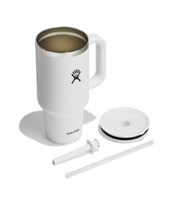 Load image into Gallery viewer, Hydroflask Travel Tumbler - 950ml (32oz), White
