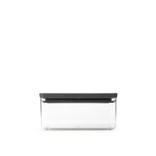 Load image into Gallery viewer, Brabantia Tasty+ Stackable Canister, 1.5 litres - Dark Grey
