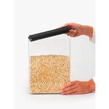 Load image into Gallery viewer, Brabantia Tasty+ Stackable Canister, 5.4 litres - Dark Grey
