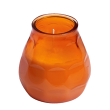 Load image into Gallery viewer, Bolsius Twilight Glass Candles, Unscented, Tray of 6 Candles - 104/96mm, Orange
