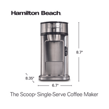 Load image into Gallery viewer, Hamilton Beach Single Serve Coffee Maker - 250ml to 410ml, 1400W
