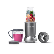 Load image into Gallery viewer, Nutribullet Multi-Function High Speed Blender, Mixer System with Nutrient Extractor, Smoothie Maker, Grey - 8 Piece Accessories, 600 Watts
