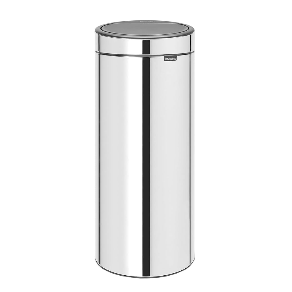 Brabantia New Touch Bin - 30 Liters, Brilliant Steel