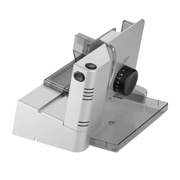 Ritter Varido Home Food Slicer with Electronic Switch, Inclined - Chrome