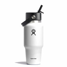 Load image into Gallery viewer, Hydroflask Travel Bottle with Flex Straw Cap - 710ml (24oz), White
