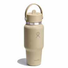 Load image into Gallery viewer, Hydroflask Travel Bottle with Flex Straw Cap - 710ml (24oz), Oat
