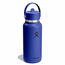 Load image into Gallery viewer, Hydroflask Travel Bottle with Flex Straw Cap - 946ml (32oz), Capri Blue
