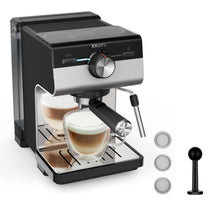 Load image into Gallery viewer, Krups Authentic+ Automatic Coffee + Espresso Machine with Pump - Chrome
