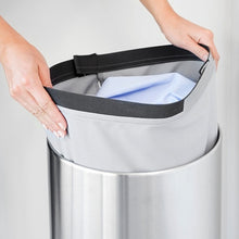 Load image into Gallery viewer, Brabantia Laundry Bin with Inner Removable Bag - 50 Liters, Matt Steel
