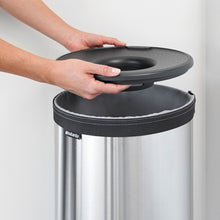 Load image into Gallery viewer, Brabantia Laundry Bin with Inner Removable Bag - 50 Liters, Matt Steel
