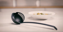 Load image into Gallery viewer, Tescoma Space Line Perforated Ladle - Black
