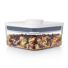 Load image into Gallery viewer, OXO Good Grips Pop Container - Big Square Mini, 1000ml, filled with nuts.
