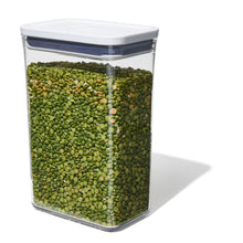 Load image into Gallery viewer, OXO Good Grips Pop Container - Rectangular Medium, 2.5Liters, filled.
