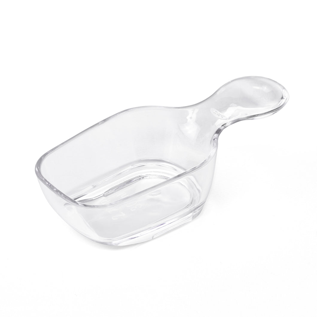 OXO Good Grips Pop Container Coffee Scoop - 30ml, angled view.
