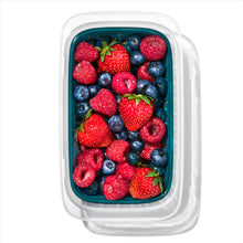 Load image into Gallery viewer, OXO Good Grips Prep &amp; Go Container with Colander - 450ml, top view.
