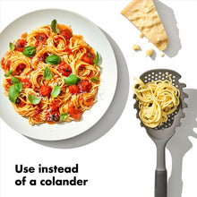 Load image into Gallery viewer, OXO Good Grips Pasta Scoop Strainer - Black

