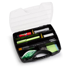 Load image into Gallery viewer, Plastic Forte Mercury Divided Organizer - 25.5 x 21 x 4cm, Transparent
