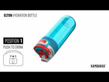Load and play video in Gallery viewer, Kambukka Elton BPA free Water Bottle, 3-in-1 Lid, Snapclean® Technologie - 750ml, Midnight Blue
