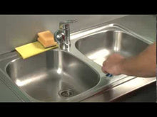 Load and play video in Gallery viewer, Tescoma CleanKit Sponge and Sponge Cloth Hanger with Suction Cups - Transparent

