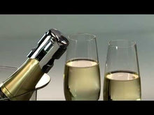 Load and play video in Gallery viewer, Tescoma Presto Champagne Stopper - Stainless Steel
