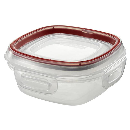 Rubbermaid Lock-Its Plastic Food Container with Easy Find Lids - 1.25 Cups (0.3 liters)