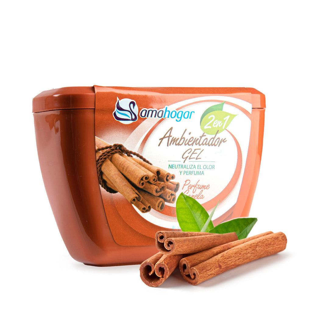 Amahogar Oval Gel Air Freshener - Cinnamon