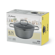 Load image into Gallery viewer, Luigi Ferrero Enzo Cooking Pots with Glass Lids - Available in 3 Sizes
