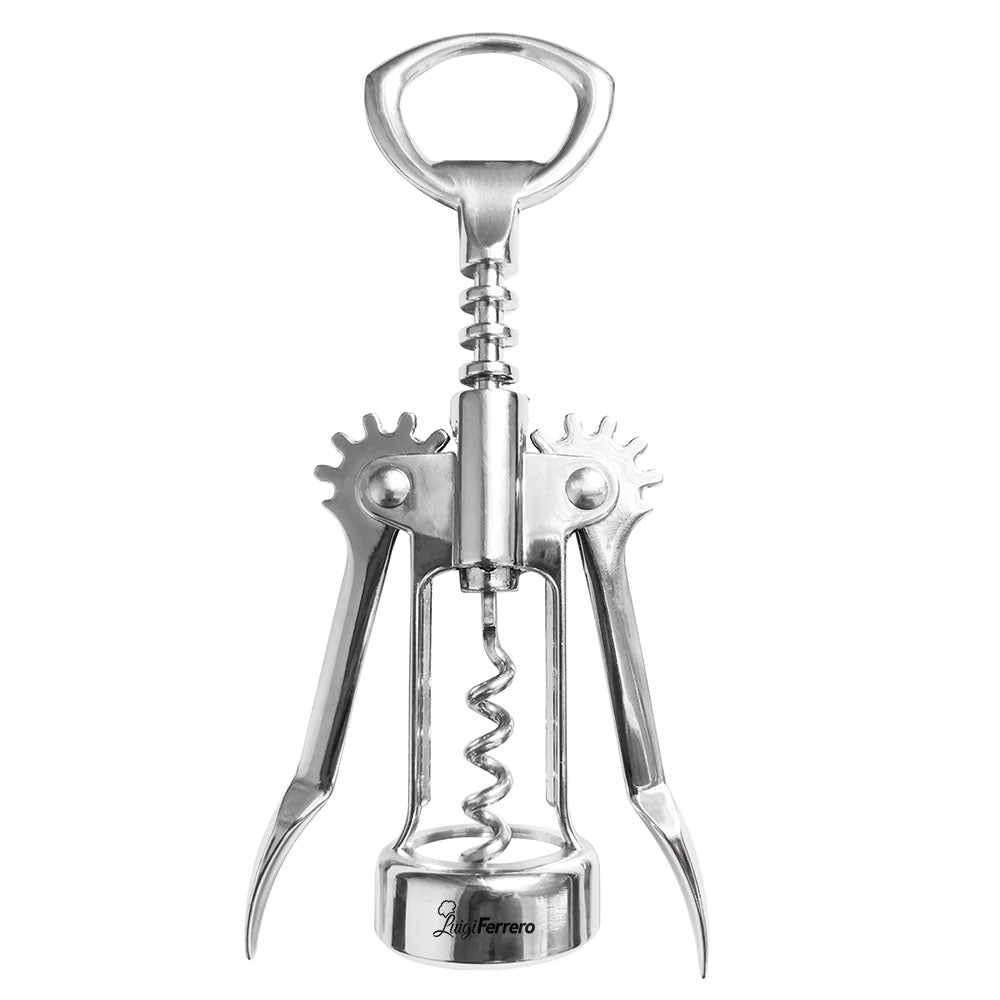 Luigi Ferrero Corkscrew & Bottle Opener - Silver