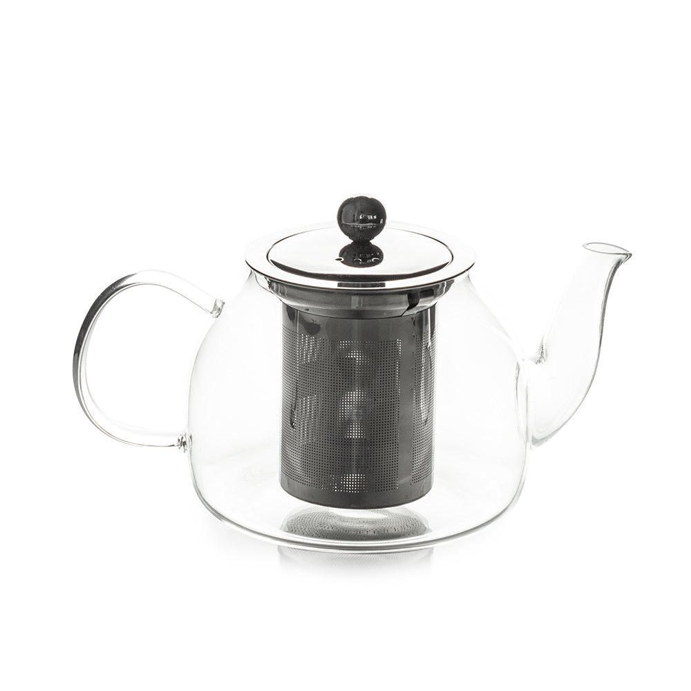 Luigi Ferrero Coffeina Glass Tea pot with Strainer - 800ml
