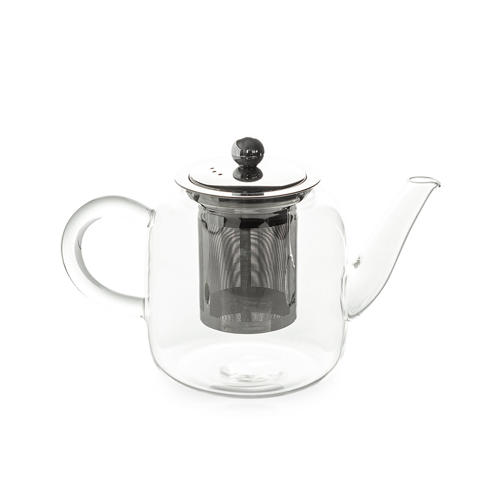 Luigi Ferrero Coffeina Glass Tea pot with Strainer - 800ml