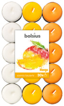 Load image into Gallery viewer, Bolsius Fragranced Tealight Candles, Mango - Pack of 30
