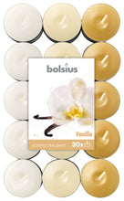 Load image into Gallery viewer, Bolsius Fragranced Tealight Candles, Vanilla - Pack of 30
