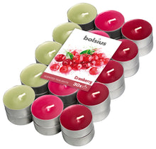 Load image into Gallery viewer, Bolsius Fragranced Tealight Candles, Cranberry - Pack of 30
