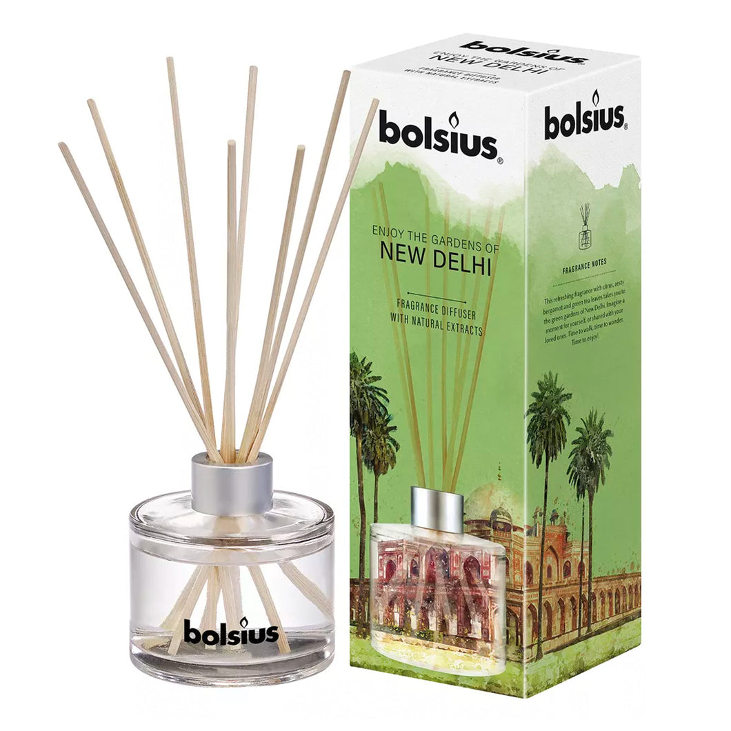 Bolsius New Delhi Fragrance Diffuser with Natural Extracts, 100ml