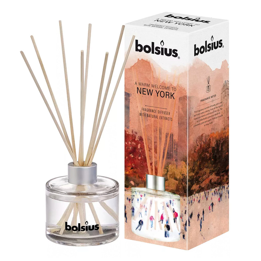 Bolsius New York Fragrance Diffuser with Natural Extracts, 100ml