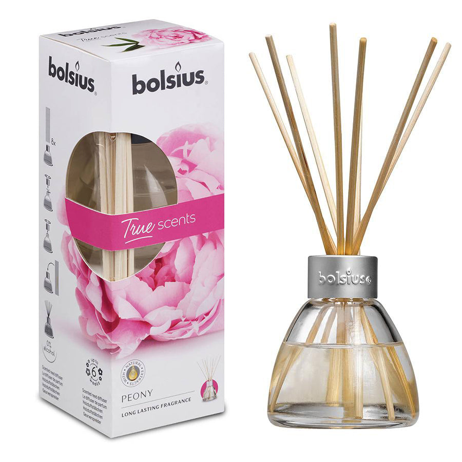 Bolsius True Scents Peony Fragrance Diffuser, 45ml