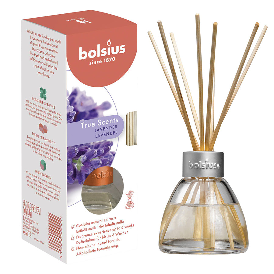 Bolsius True Scents Lavender Fragrance Diffuser, 45ml