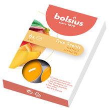 Load image into Gallery viewer, Bolsius True Scents Mango Tealight Candles, Scented - Pack of 6
