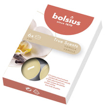 Load image into Gallery viewer, Bolsius True Scents Vanilla Tealight Candles, Scented - Pack of 6
