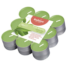 Load image into Gallery viewer, Bolsius True Scents Green Tea Tealight Candles, Scented - Pack of 18
