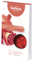 Load image into Gallery viewer, Bolsius True Scents Wax Melts Refills, Pack of 6 - Pomegranate
