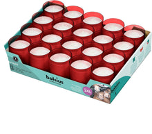Load image into Gallery viewer, Bolsius Relight Refills / Votive Candles, 64/52mm, Tray of 20 Candles - Red
