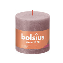 Load image into Gallery viewer, Bolsius Rustic Pillar Candle, Ash Rose - 100/100mm

