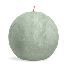Load image into Gallery viewer, Bolsius Shine Rustic Ball Candles, Jade Green - 145mm
