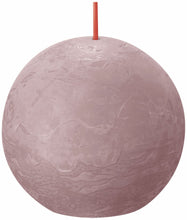 Load image into Gallery viewer, Bolsius Shine Rustic Ball Candles Small, Ash Rose - 76mm
