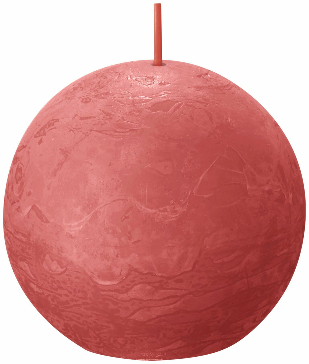 Bolsius Shine Rustic Ball Candles Small, Blossom Pink - 76mm