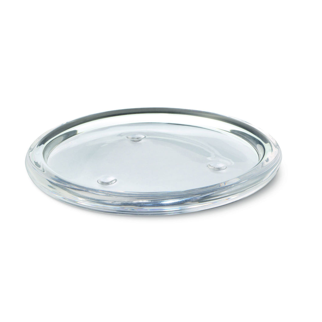 Bolsius Glass Round Candle Plate - 110mm